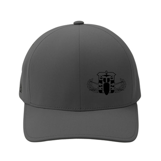Dark Grey FlexFit Cap w/ Black Embroidery
